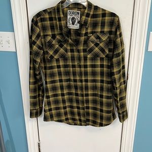 Dixxon plaid flannel shirt READ DESCRIPTION